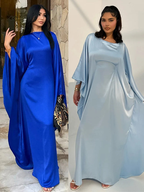 Robe en satin élégante et confortable pour célébration et occasions spéciales